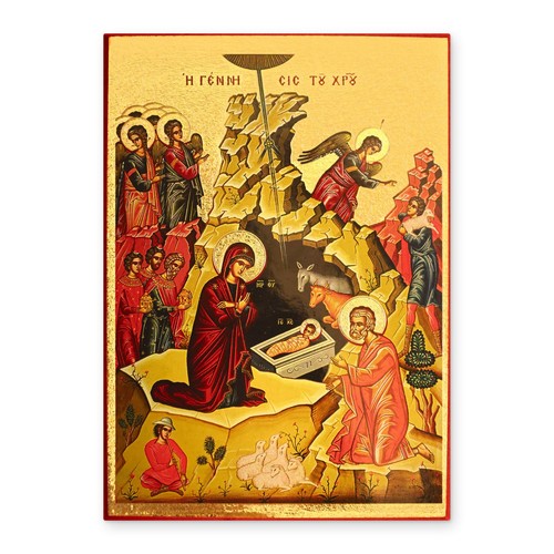 Ikone geburt christi groß - geburt,