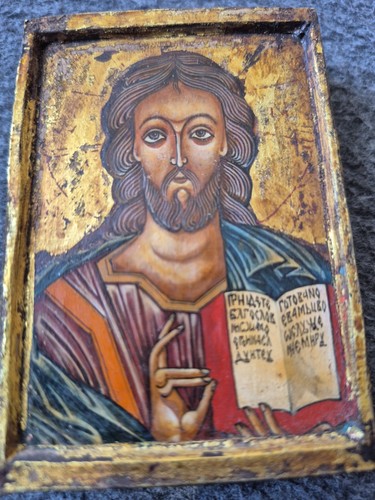 Antike ikone christus - antike,