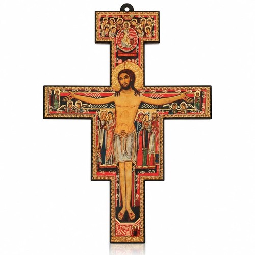 Wandkreuz san damiano holz - damiano,