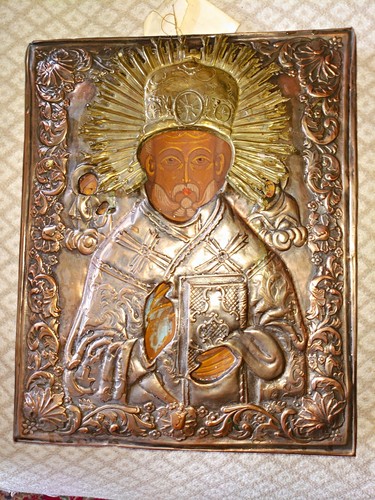 Religiöse ikone metallrelief - religiöse,