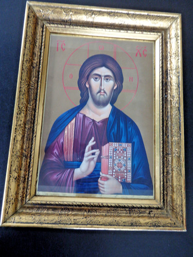Ikonenbild christus 39x30cm - christus,