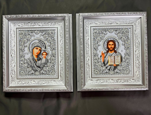 2er set gerahmte - gerahmte, religiöse