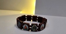 Armband 12 kleine Ikonen Holz