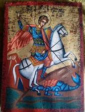 Ikone des Heiligen Georg beim