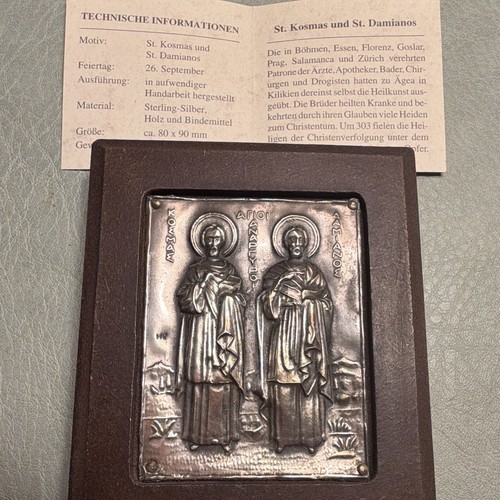 Religiöse ikone kosmas - st., &