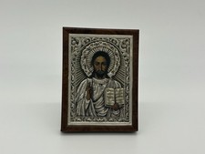 Christus Ikone Relief Bild