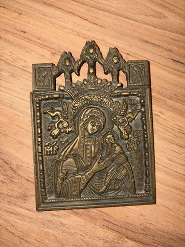 Russische guss ikone - ikone, mutter