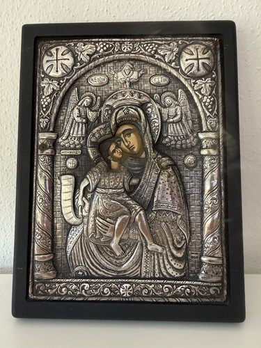 Griechische ikone 950 silber - griechische,