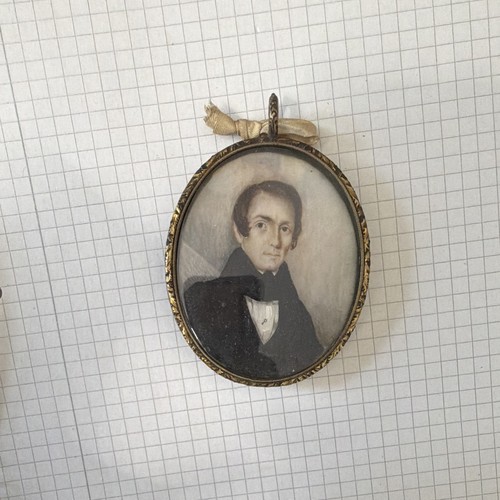 Antike porträt miniatur als - porträt-miniatur,