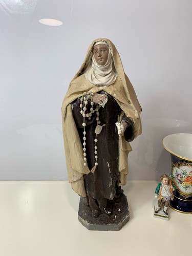 Antik figur aus pappmaché - aus,