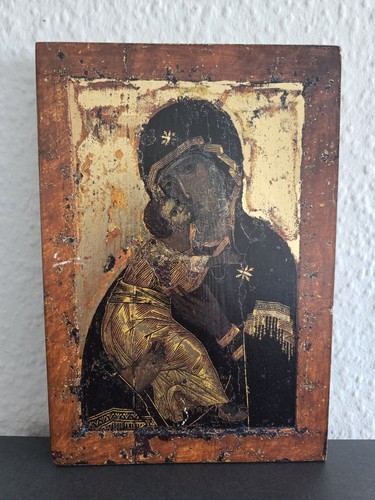 Schöne ikone madonna mit - ikone, –