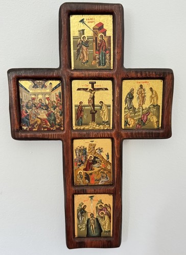 Vintage ikone ikonenkreuz - ikone,