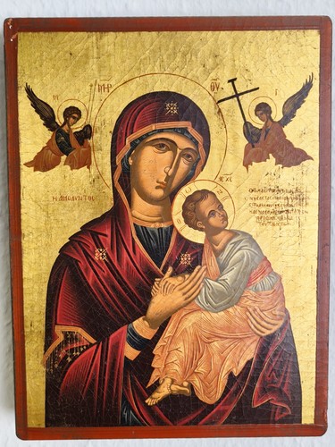 Byzantinische ikone maria - byzantinische,