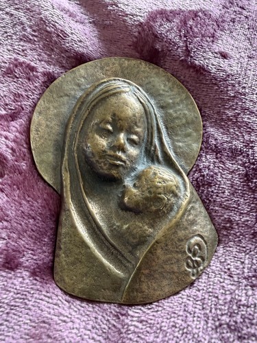 Kleines madonnen wandrelief - , madonnen-