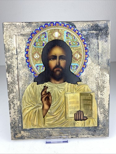 Alte russische ikone jesus - russische,