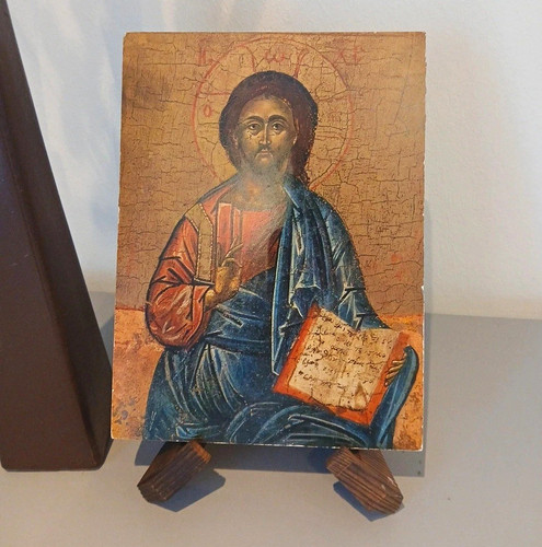 Religiöse ikone christus auf - ,