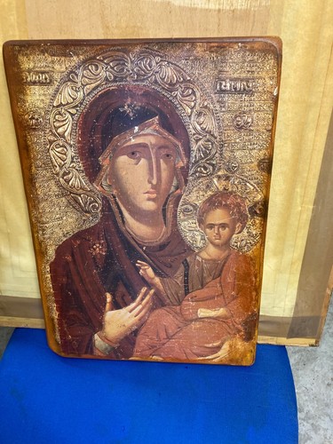 Ikone auf holz - auf, mit