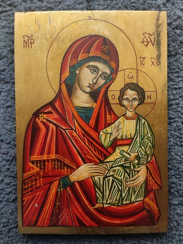 Griechische handgemalte ikone - griechische,