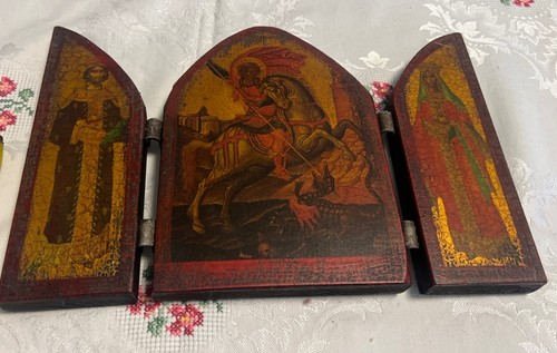 Griechische dreiteilige ikone - dreiteilige,